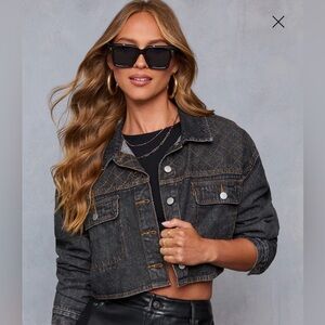 Emory Park Black Quilted Jacket | Size S